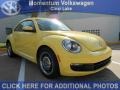 2012 Saturn Yellow Volkswagen Beetle 2.5L  photo #1