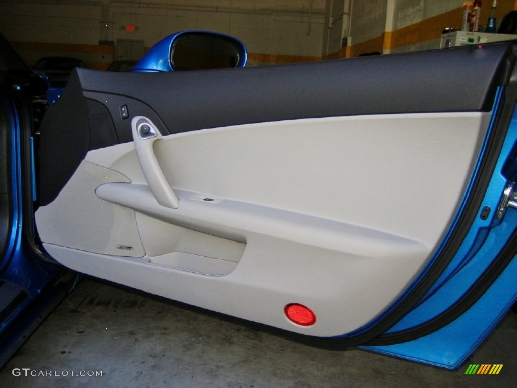 2010 Chevrolet Corvette Grand Sport Convertible Titanium Gray Door Panel Photo #55156208