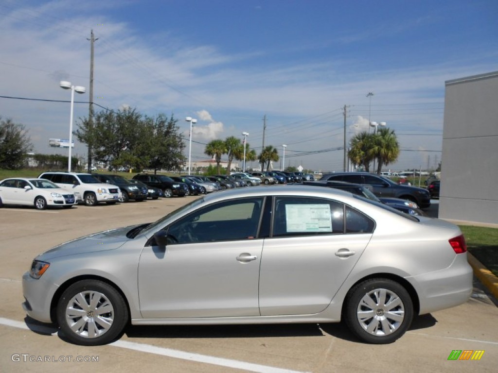 White Gold Metallic 2012 Volkswagen Jetta S Sedan Exterior Photo #55156569