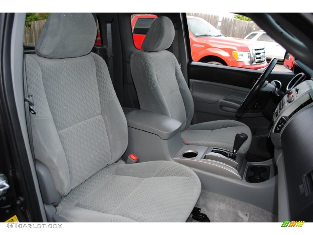 Graphite Gray Interior 2011 Toyota Tacoma SR5 Access Cab Photo #55157546