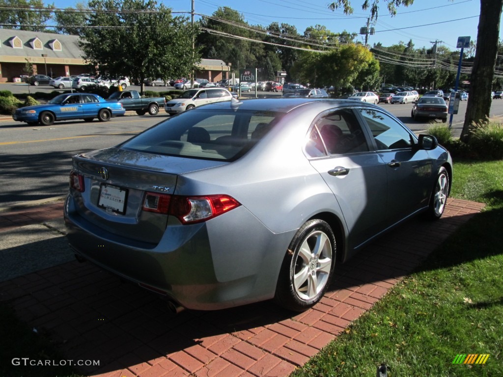 2009 TSX Sedan - Glacier Blue Metallic / Ebony photo #5