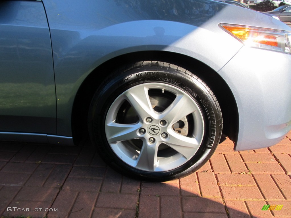 2009 TSX Sedan - Glacier Blue Metallic / Ebony photo #11