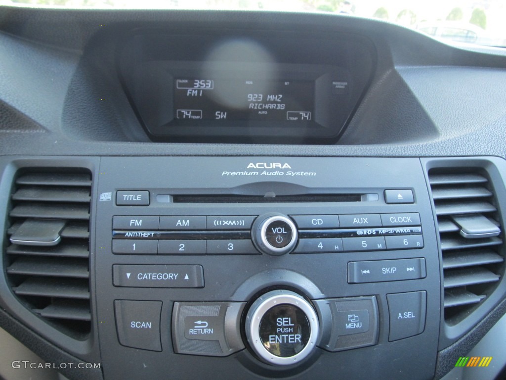 2009 TSX Sedan - Glacier Blue Metallic / Ebony photo #18