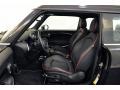 Carbon Black/Championship Red Piping Lounge Leather Interior Photo for 2011 Mini Cooper #55157957