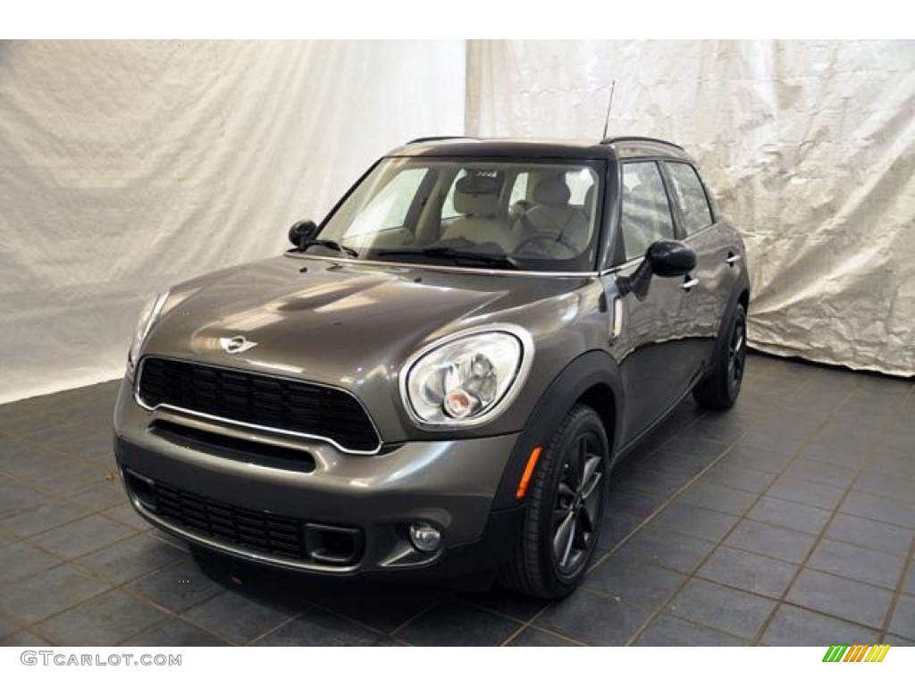 2011 Cooper S Countryman - Royal Gray / Gravity Polar Beige Leather photo #1