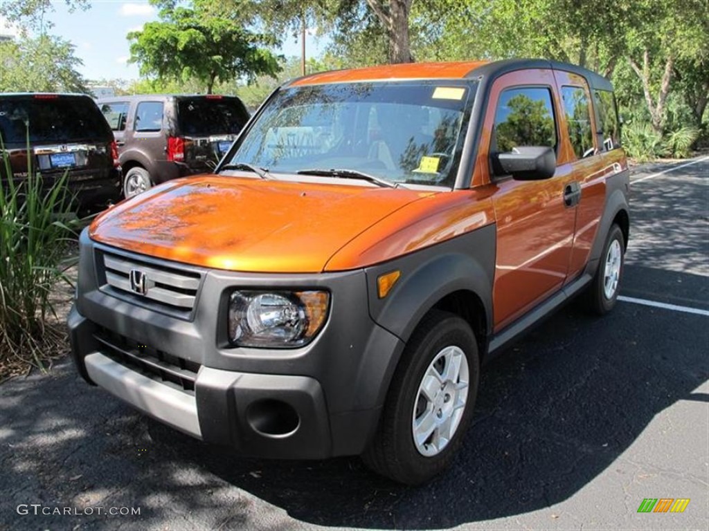 Tangerine Orange Metallic 2008 Honda Element LX Exterior Photo #55158641