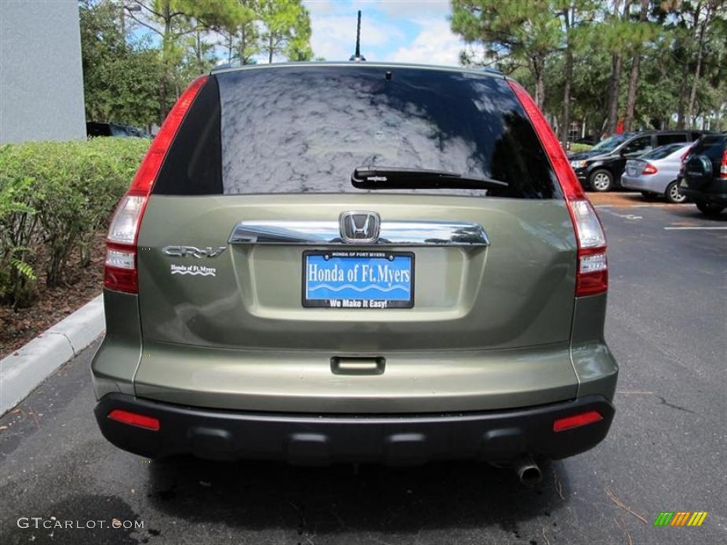 2009 CR-V EX-L - Green Tea Metallic / Ivory photo #4