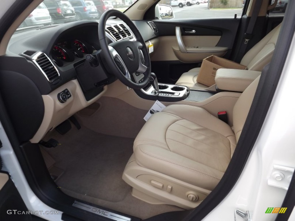 Cashmere Interior 2012 GMC Acadia SLT Photo #55158758