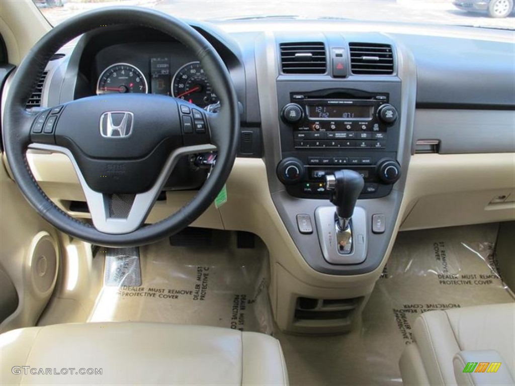 2009 CR-V EX-L - Green Tea Metallic / Ivory photo #10