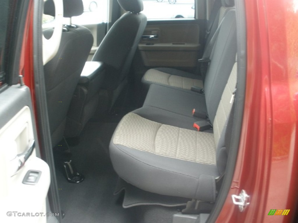 2011 Ram 1500 SLT Quad Cab - Deep Cherry Red Crystal Pearl / Dark Slate Gray/Medium Graystone photo #6