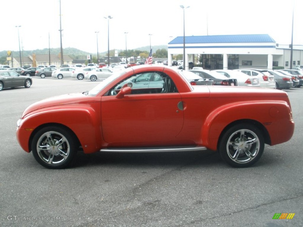 Redline Red 2006 Chevrolet SSR Standard SSR Model Exterior Photo #55160012