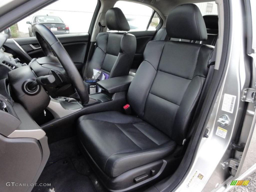 Ebony Interior 2010 Acura TSX Sedan Photo #55160441
