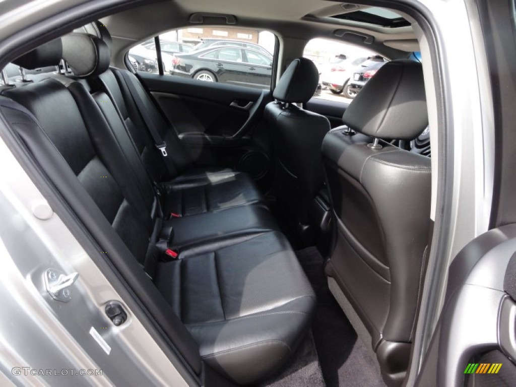 Ebony Interior 2010 Acura TSX Sedan Photo #55160519