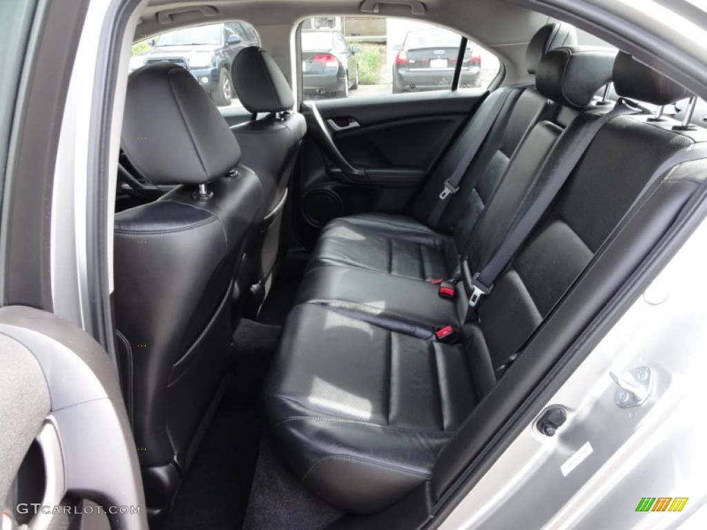 Ebony Interior 2010 Acura TSX Sedan Photo #55160537