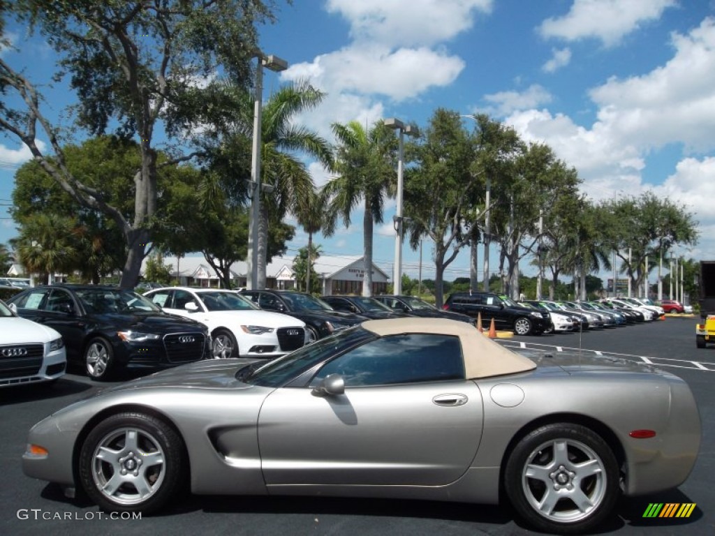 Light Pewter Metallic 1999 Chevrolet Corvette Convertible Exterior Photo #55160694