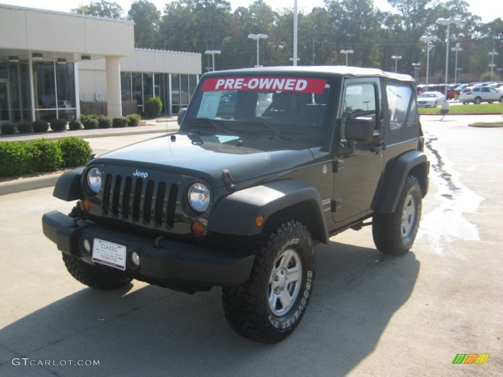 Natural Green Pearl Jeep Wrangler