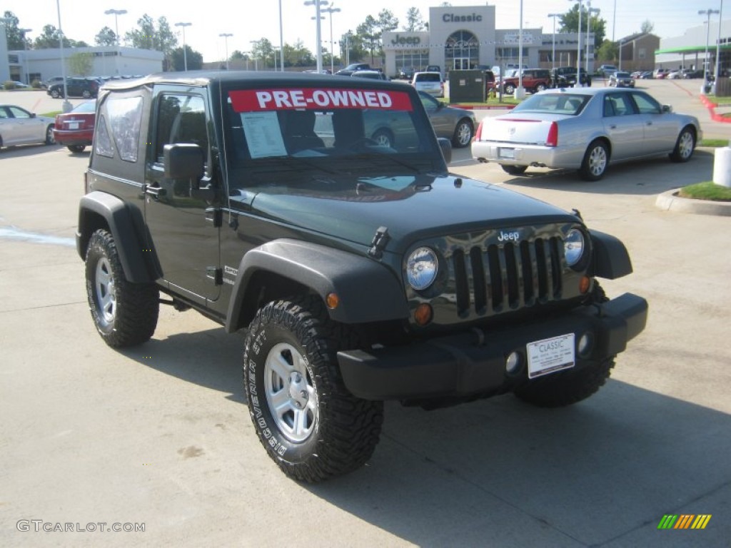 2010 Wrangler Sport 4x4 - Natural Green Pearl / Dark Slate Gray/Medium Slate Gray photo #7