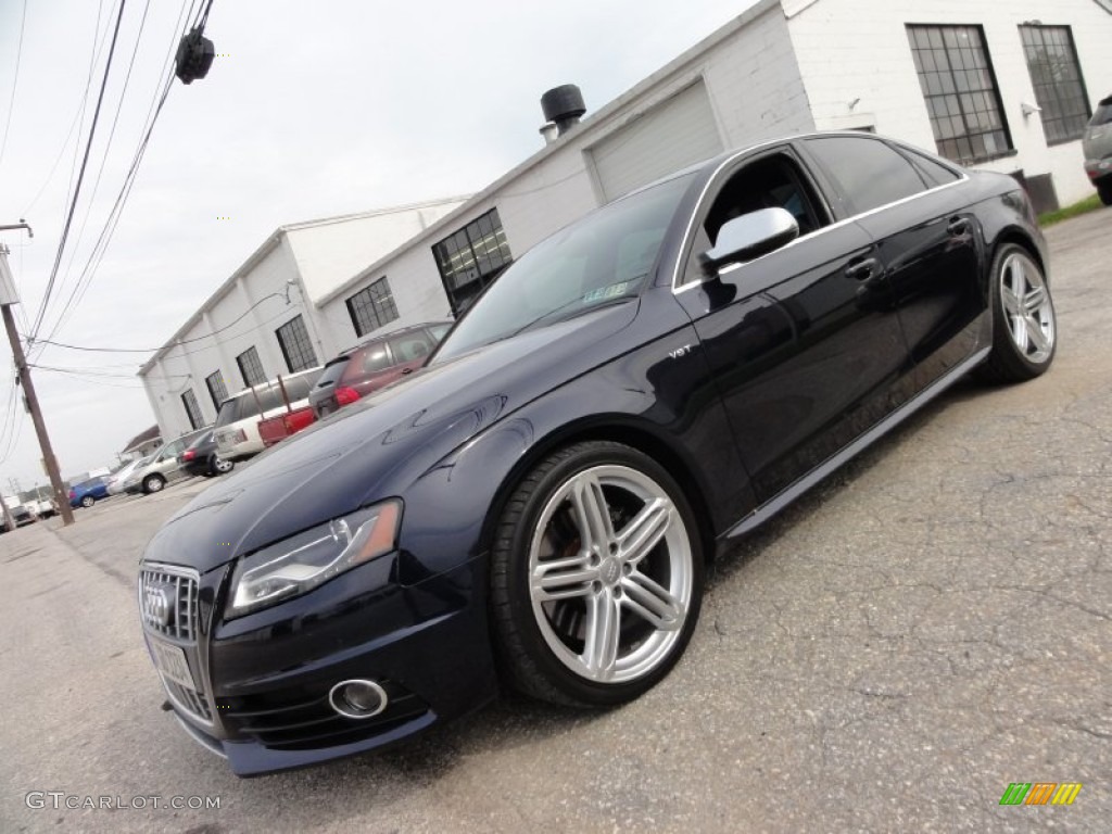 2010 S4 3.0 quattro Sedan - Deep Sea Blue Pearl Effect / Black photo #2
