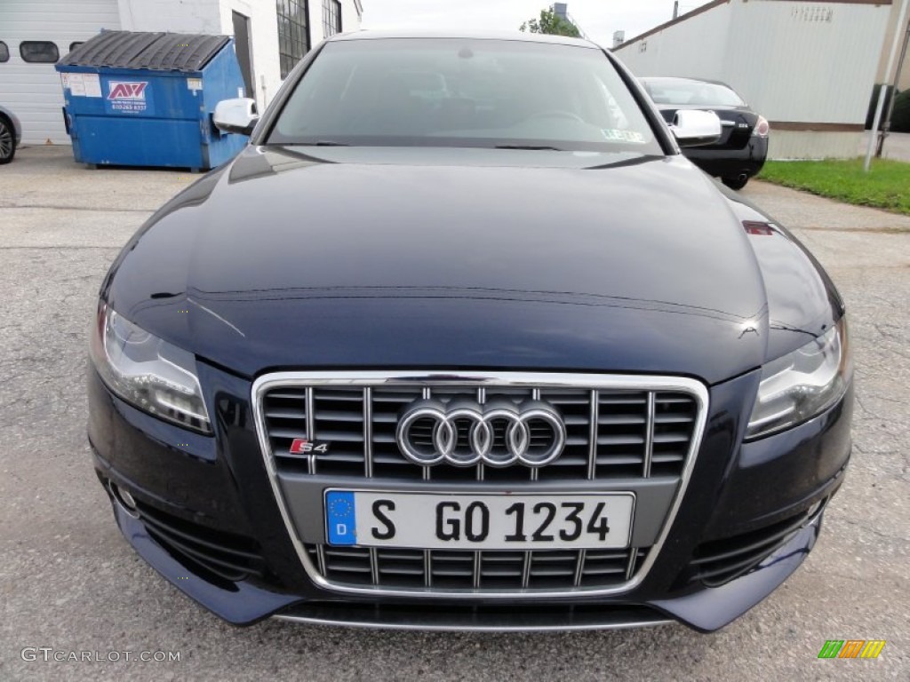 2010 S4 3.0 quattro Sedan - Deep Sea Blue Pearl Effect / Black photo #3