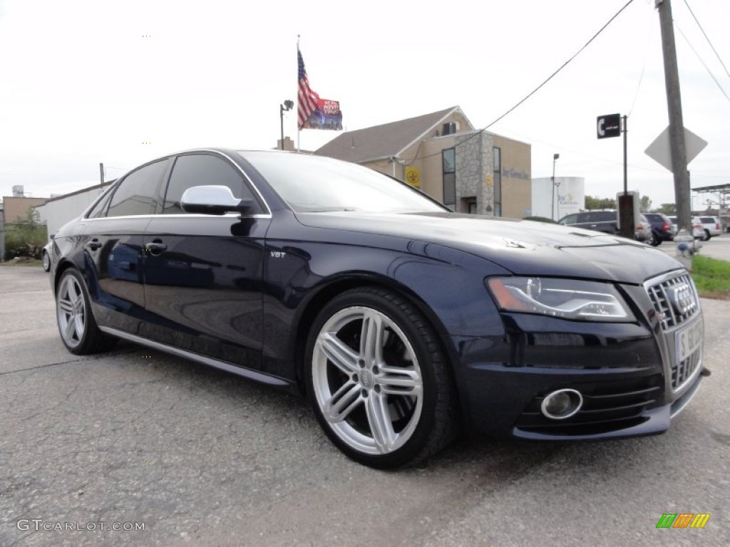 2010 S4 3.0 quattro Sedan - Deep Sea Blue Pearl Effect / Black photo #5