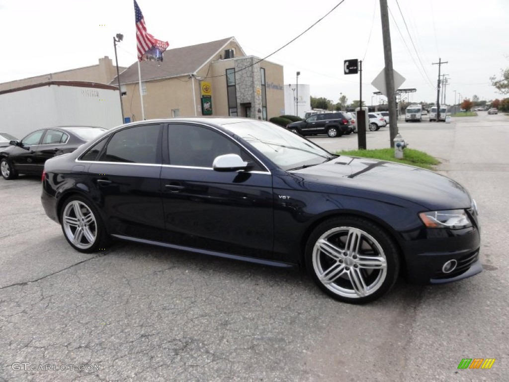 2010 S4 3.0 quattro Sedan - Deep Sea Blue Pearl Effect / Black photo #6