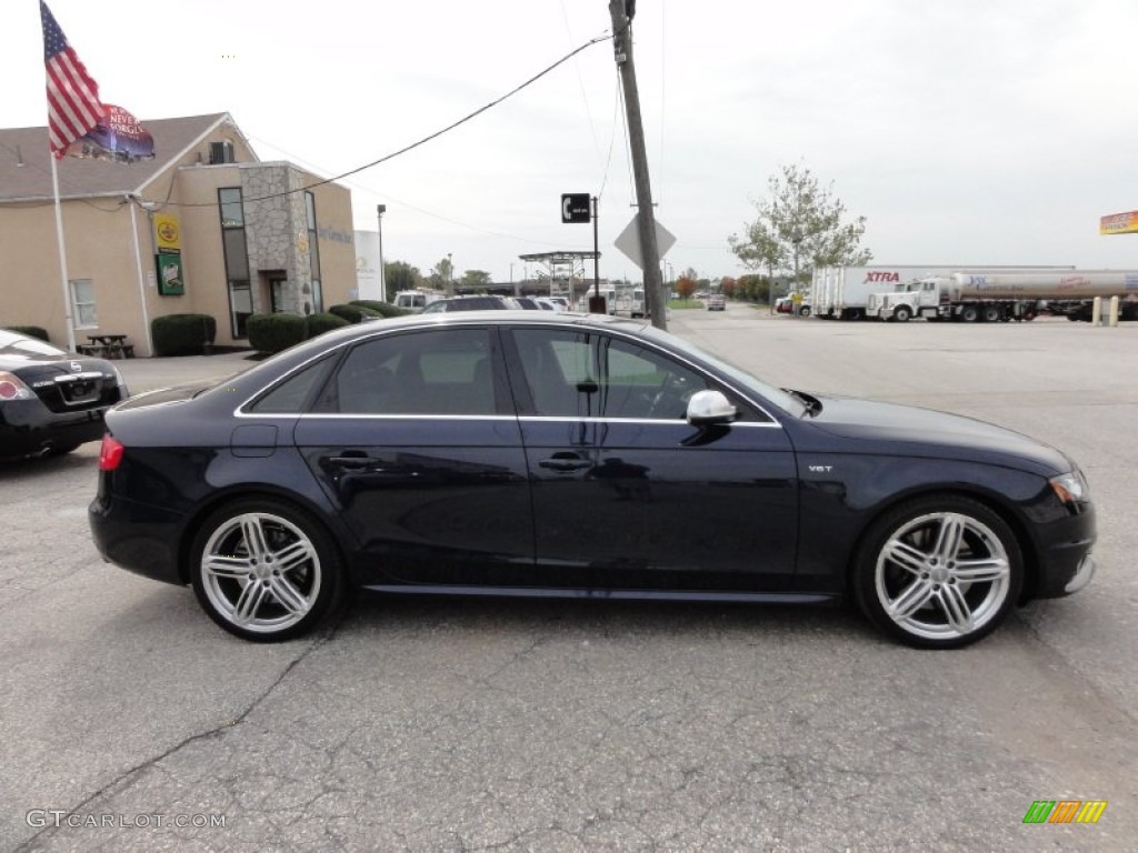 2010 S4 3.0 quattro Sedan - Deep Sea Blue Pearl Effect / Black photo #7