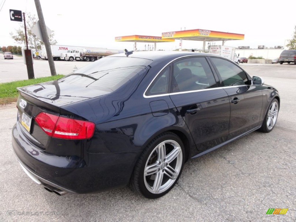 2010 S4 3.0 quattro Sedan - Deep Sea Blue Pearl Effect / Black photo #8