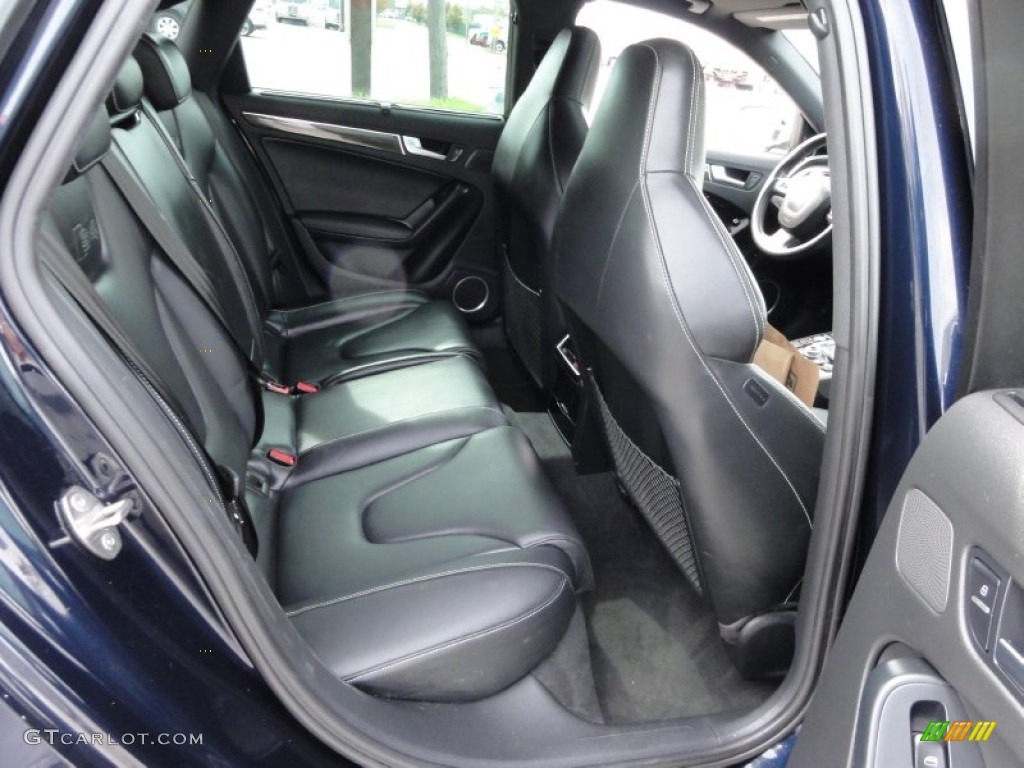 Black Interior 2010 Audi S4 3.0 quattro Sedan Photo #55161447