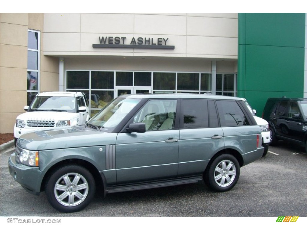 2007 Range Rover HSE - Giverny Green Mica / Ivory/Black photo #1