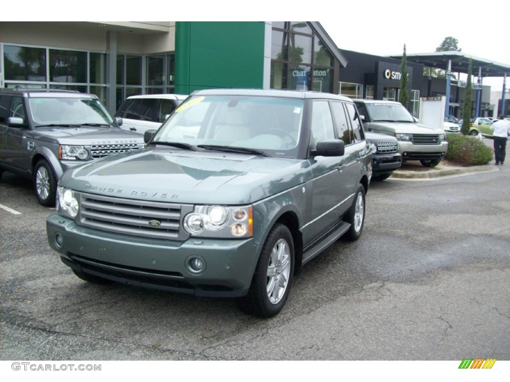 2007 Range Rover HSE - Giverny Green Mica / Ivory/Black photo #3