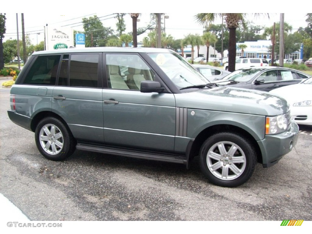 2007 Range Rover HSE - Giverny Green Mica / Ivory/Black photo #6