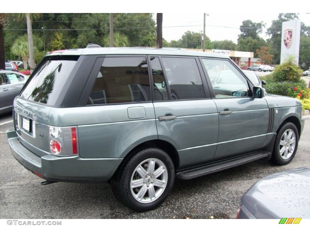2007 Range Rover HSE - Giverny Green Mica / Ivory/Black photo #8