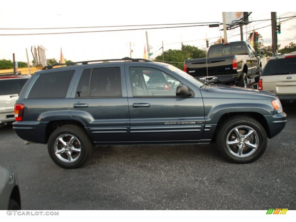 Steel Blue Pearlcoat 2002 Jeep Grand Cherokee Limited Exterior Photo #55162002