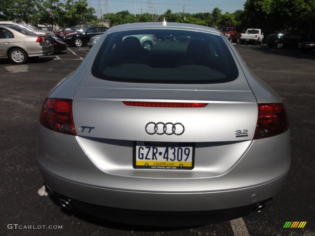 2008 TT 3.2 quattro Coupe - Ice Silver Metallic / Black photo #9
