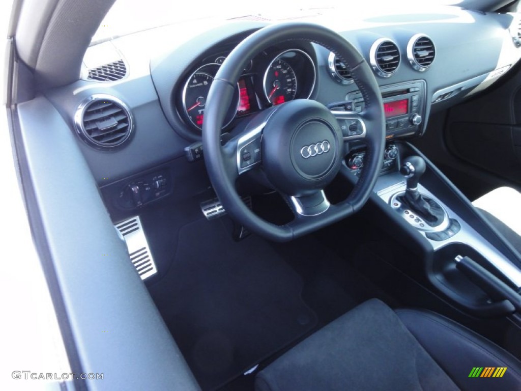 2008 TT 3.2 quattro Coupe - Ice Silver Metallic / Black photo #12