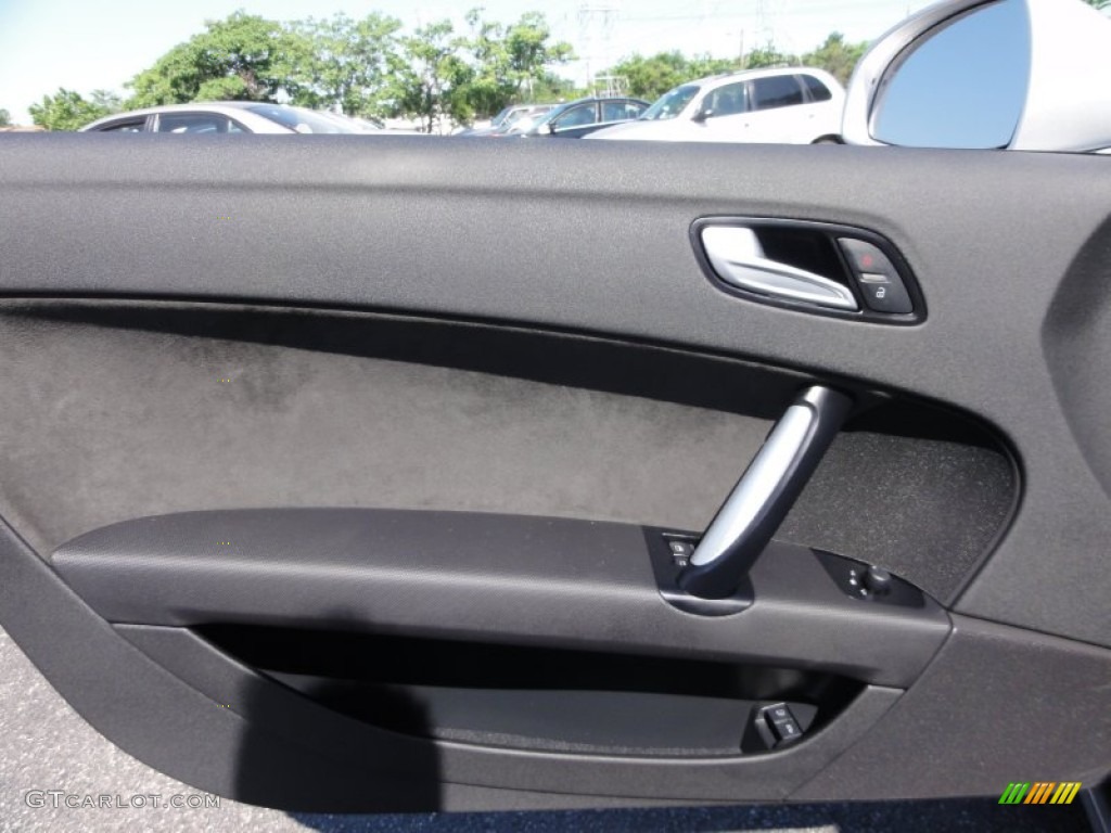 2008 Audi TT 3.2 quattro Coupe Black Door Panel Photo #55162209