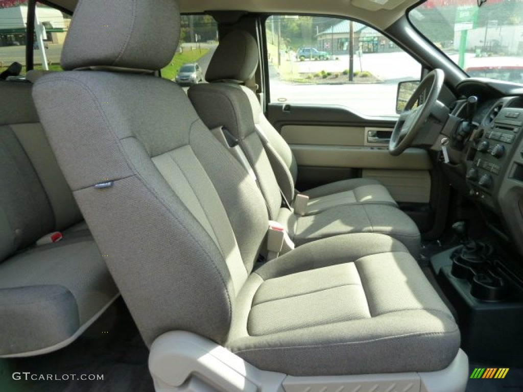 2010 F150 STX SuperCab 4x4 - Tuxedo Black / Medium Stone photo #13