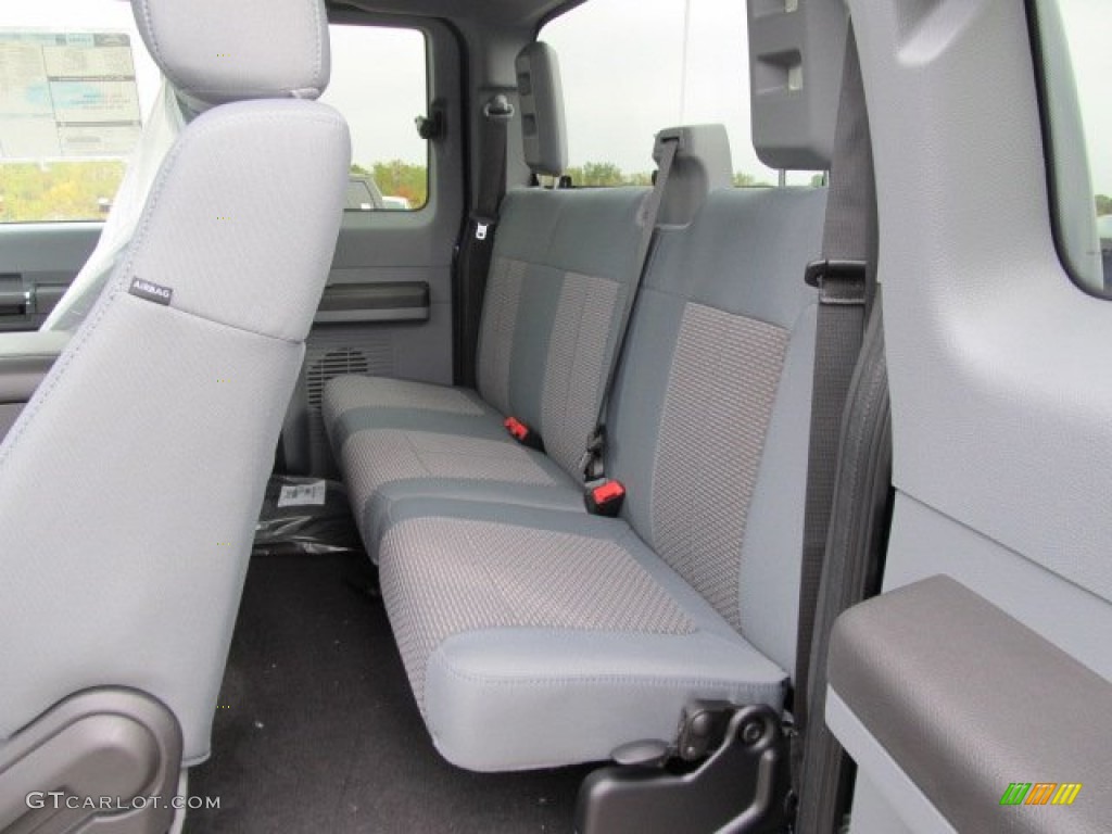 Steel Interior 2012 Ford F350 Super Duty XLT SuperCab 4x4 Photo #55163710