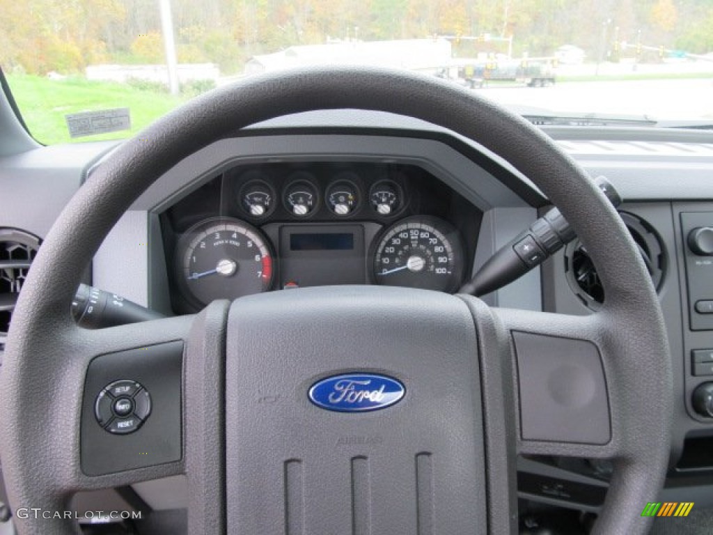 2012 Ford F250 Super Duty XL Regular Cab 4x4 Steel Steering Wheel Photo #55164186