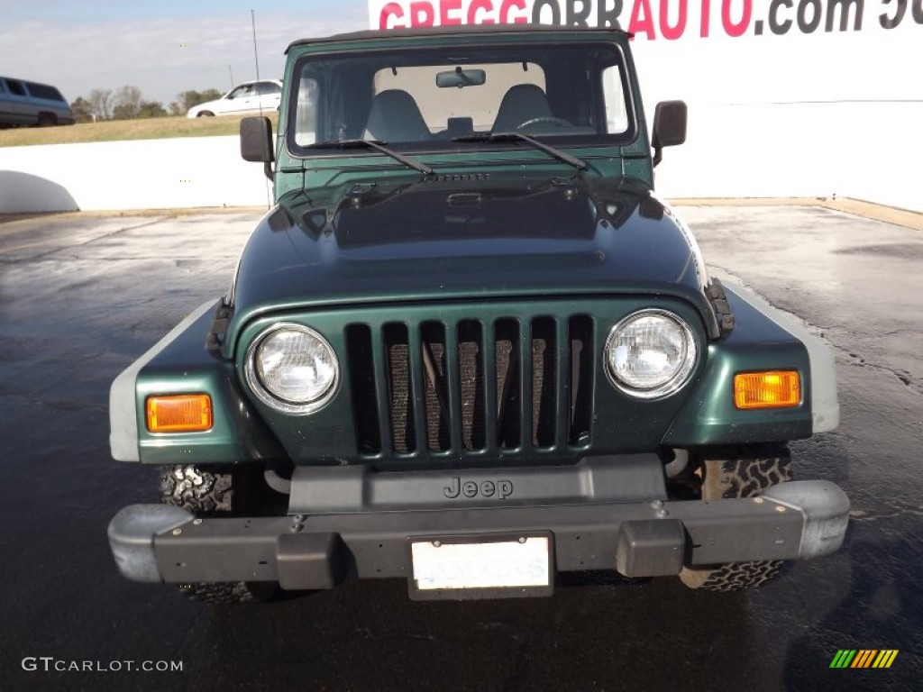 2000 Wrangler SE 4x4 - Forest Green Pearl / Agate photo #2