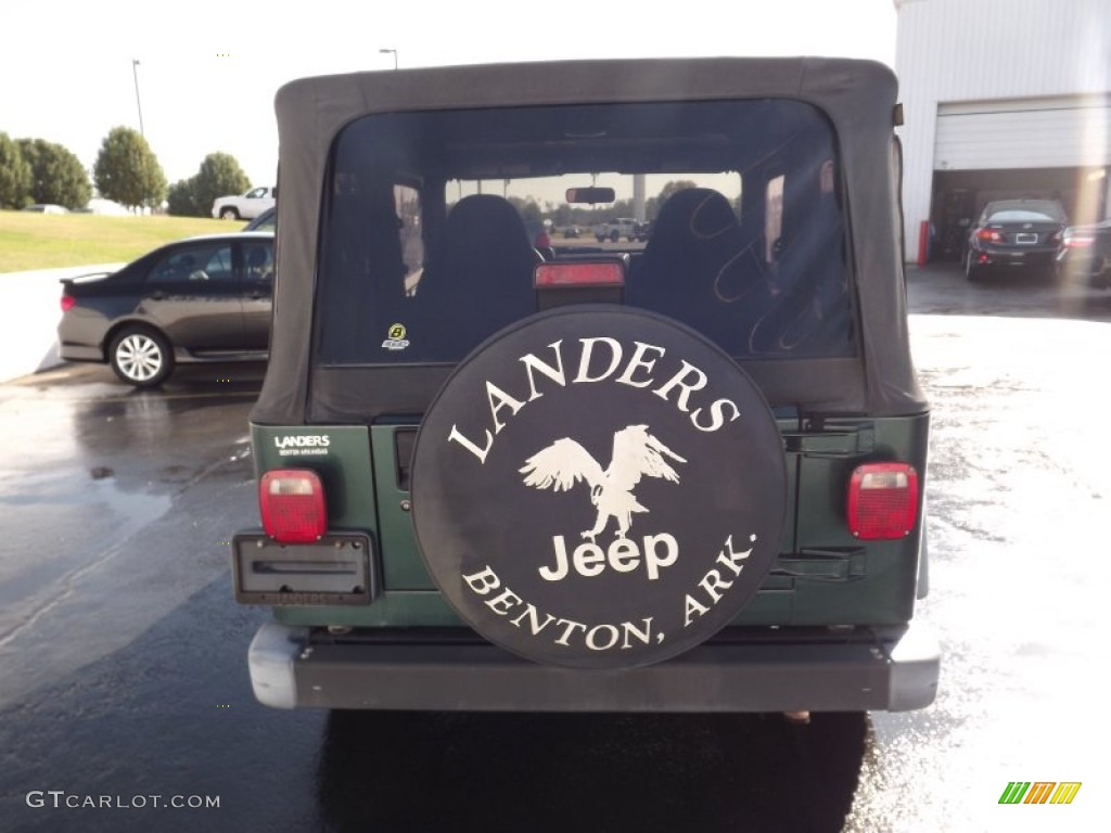 2000 Wrangler SE 4x4 - Forest Green Pearl / Agate photo #6