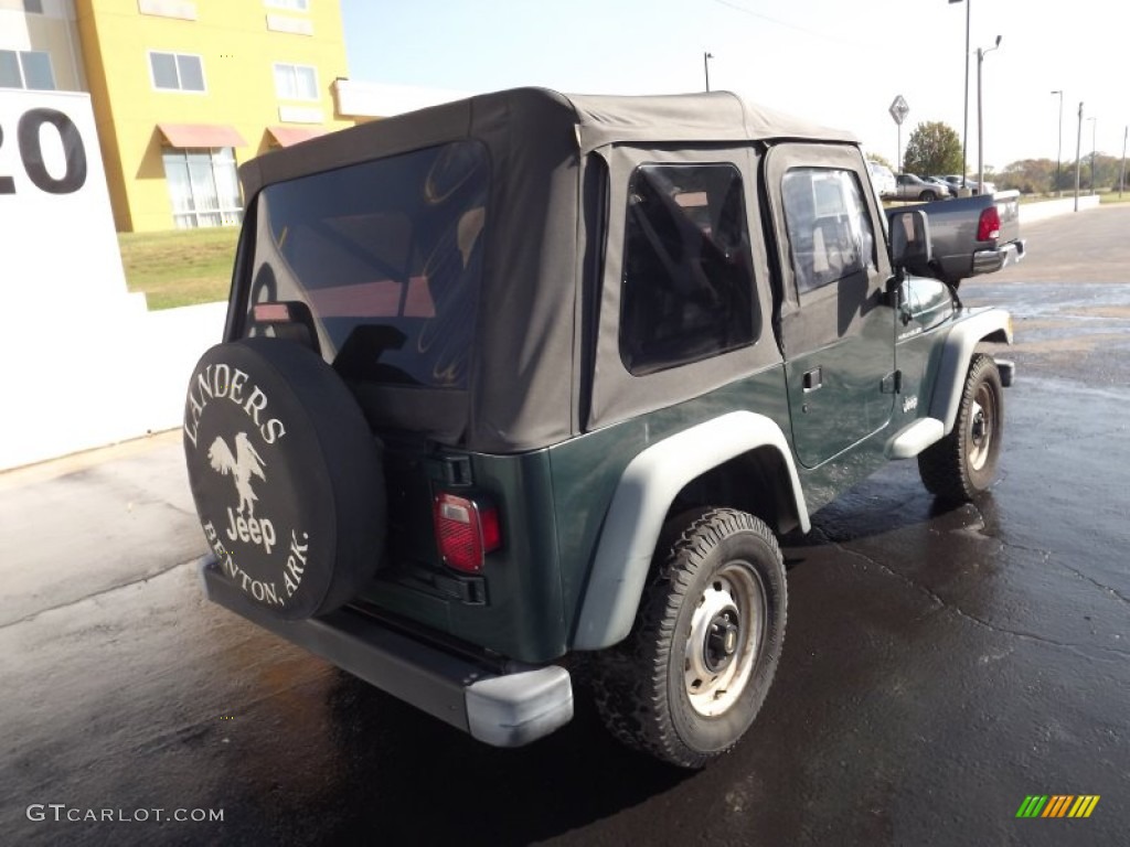 2000 Wrangler SE 4x4 - Forest Green Pearl / Agate photo #7