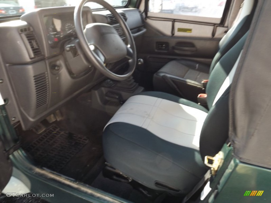 2000 Wrangler SE 4x4 - Forest Green Pearl / Agate photo #9