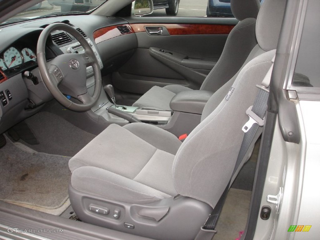 Dark Stone Interior 2006 Toyota Solara SLE Coupe Photo #55164610