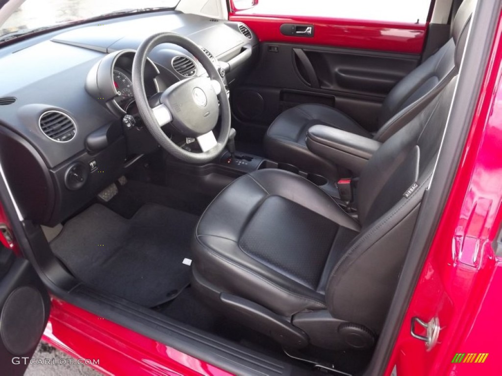 Black Interior 2010 Volkswagen New Beetle 2.5 Coupe Photo #55164810