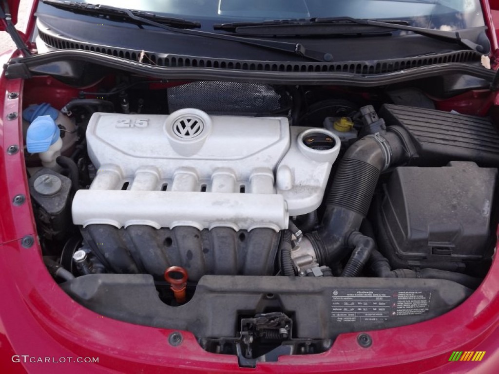 2010 Volkswagen New Beetle 2.5 Coupe 2.5 Liter DOHC 20-Valve 5 Cylinder Engine Photo #55164873
