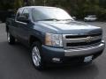 2007 Blue Granite Metallic Chevrolet Silverado 1500 LT Extended Cab 4x4  photo #3