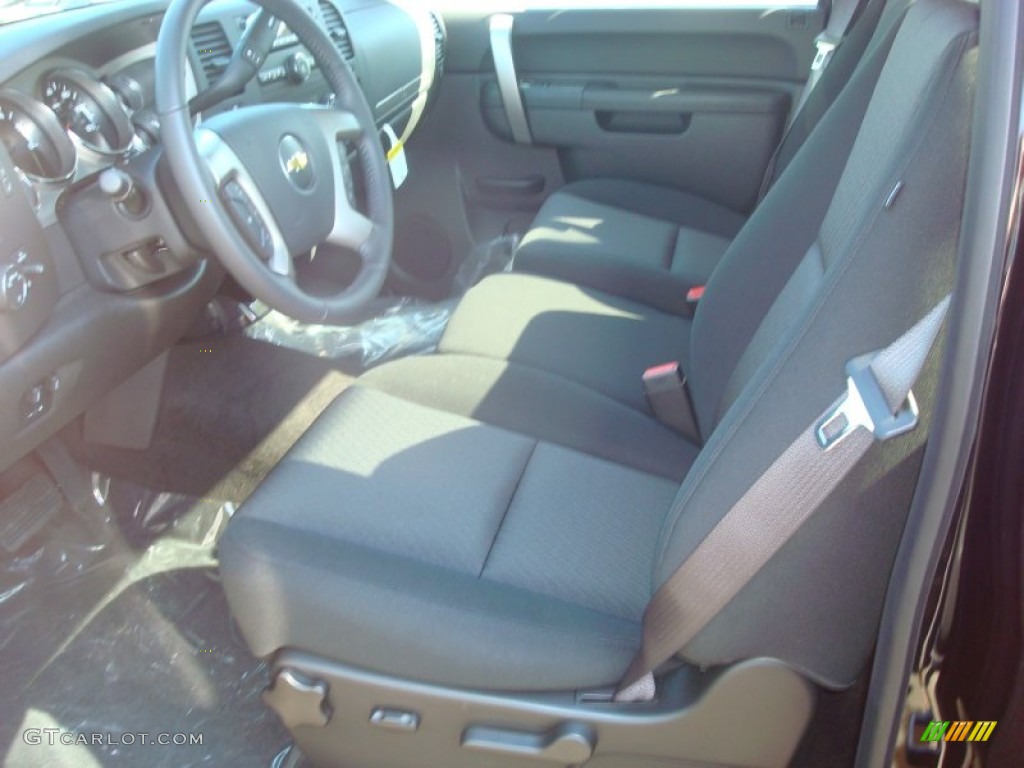 2012 Silverado 1500 LT Regular Cab 4x4 - Black / Ebony photo #3