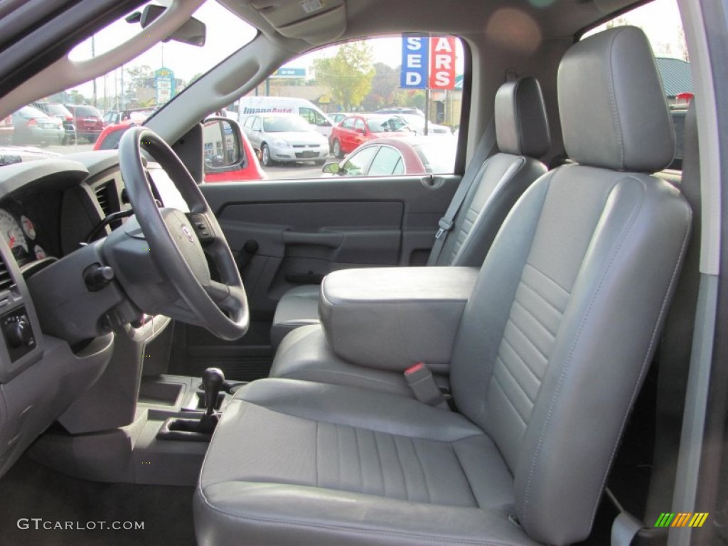 Medium Slate Gray Interior 2008 Dodge Ram 2500 ST Regular Cab 4x4 Photo #55166604