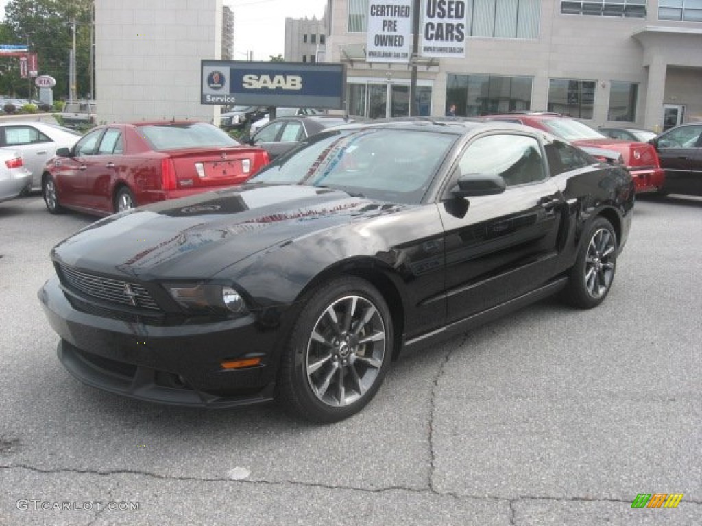 2011 Mustang GT/CS California Special Coupe - Ebony Black / CS Charcoal Black/Carbon photo #2